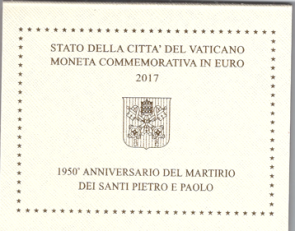 Vaticaan 2 euro 2017